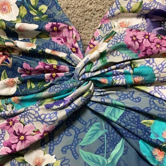 New. Johnny Was floral twist halter swimsuit. Size small. Retails $198 - Picture 11 of 14